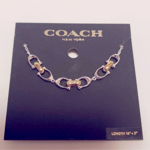 Coach Jewelry - Coach Women's Gold and Silver/gold necklace, bracelet and earrings.